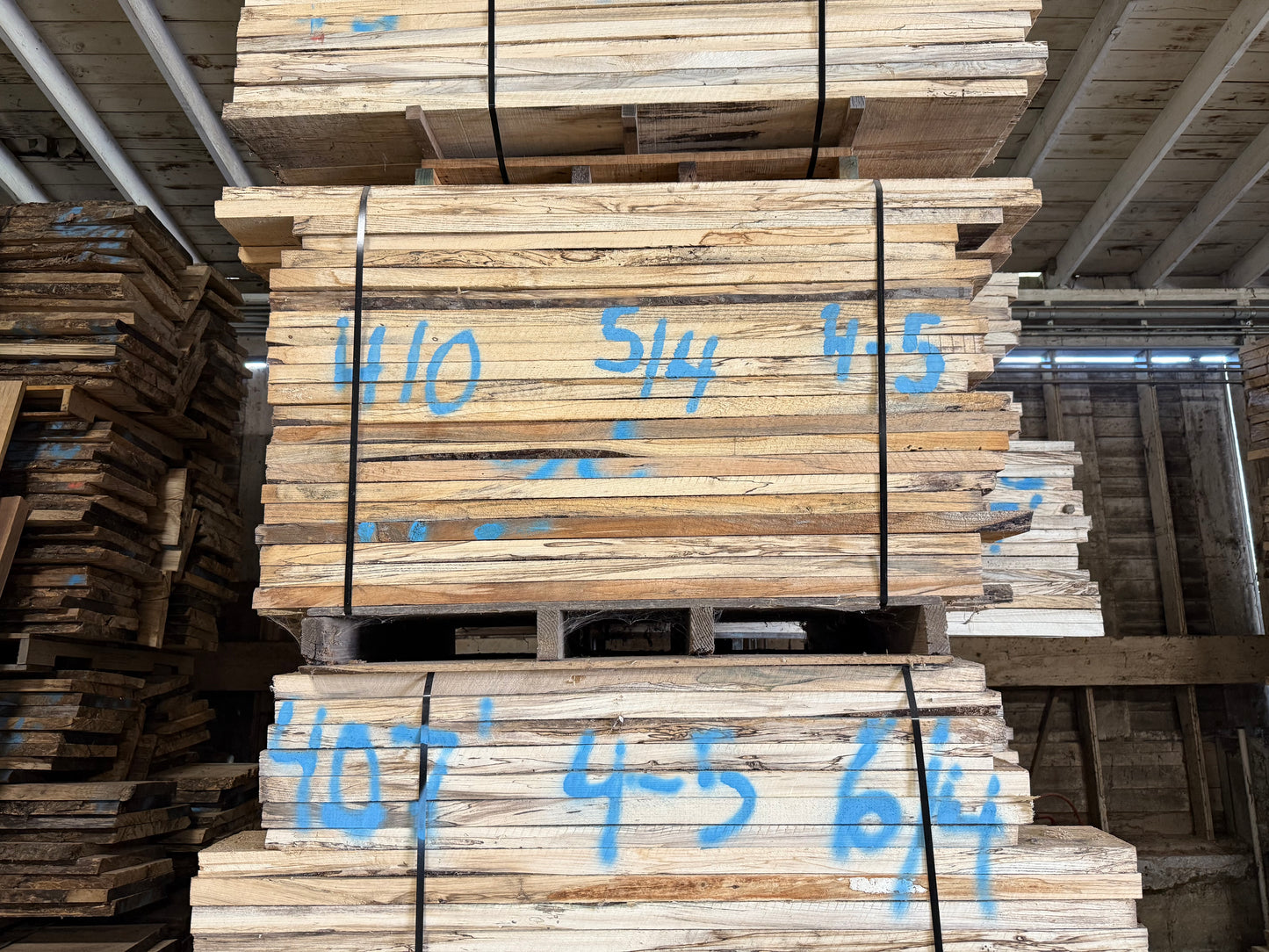 5/4 Dimensional Spalted Hackberry