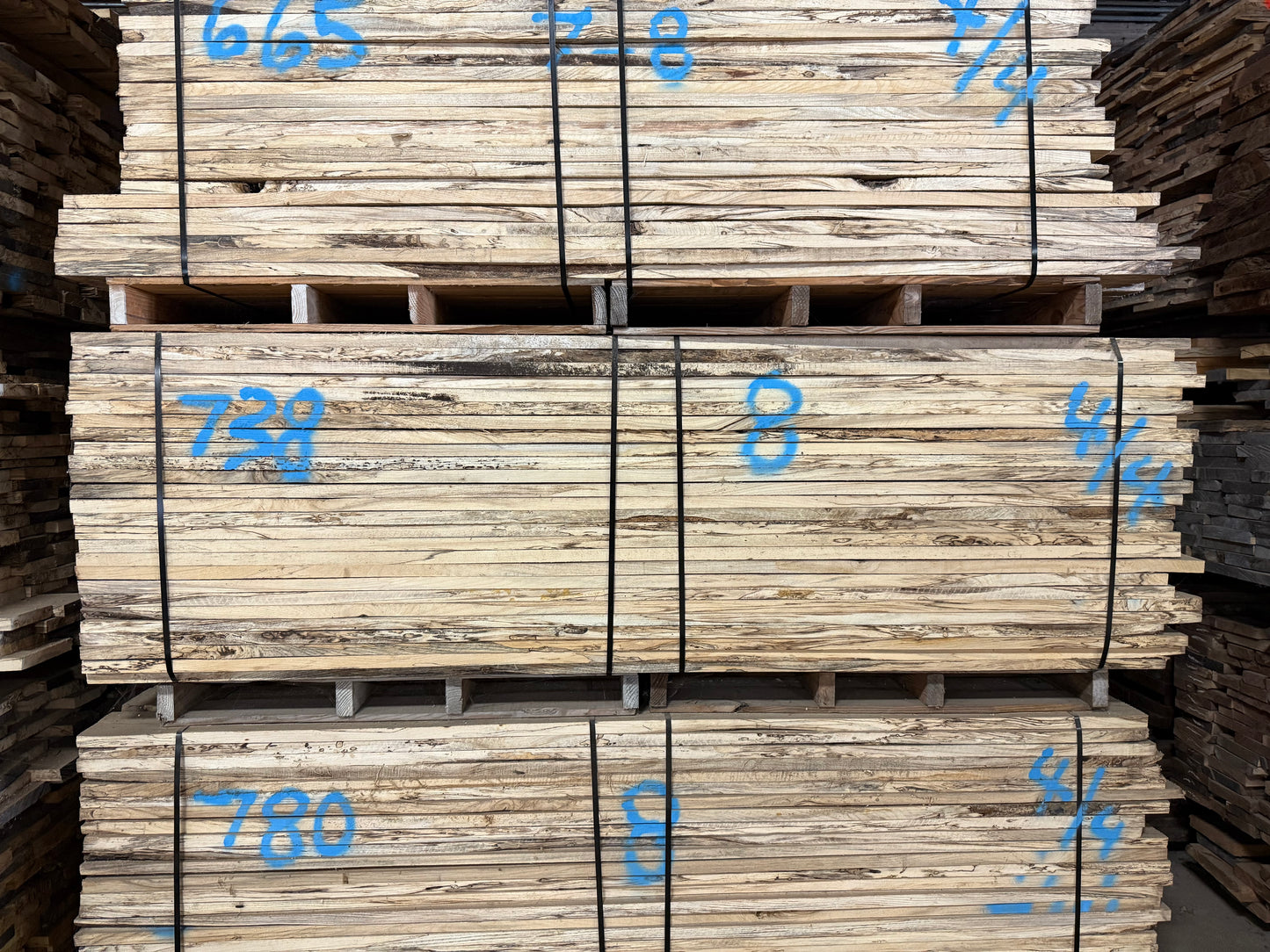 4/4 Dimensional Spalted Hackberry