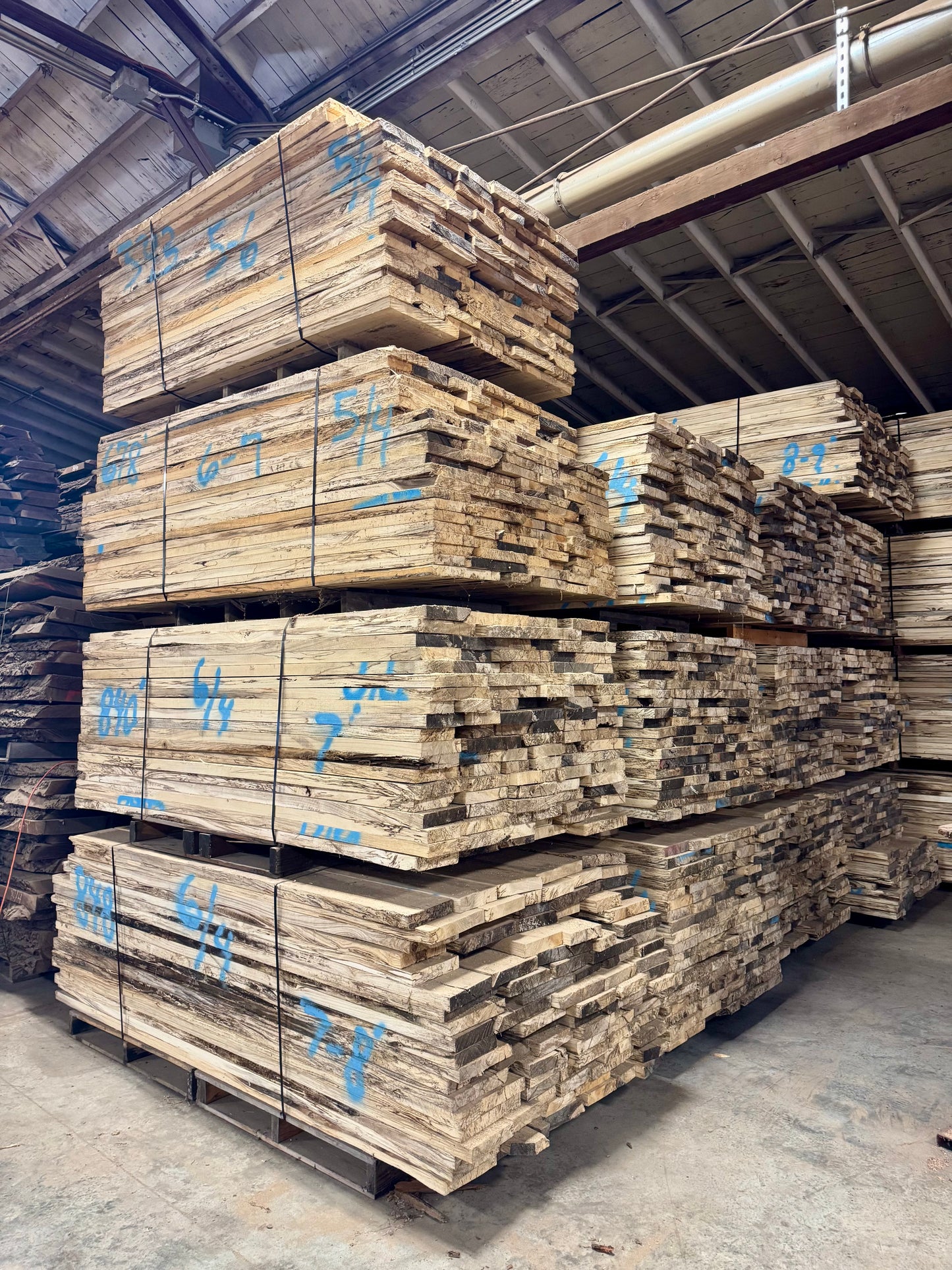 6/4 Dimensional Spalted Hackberry